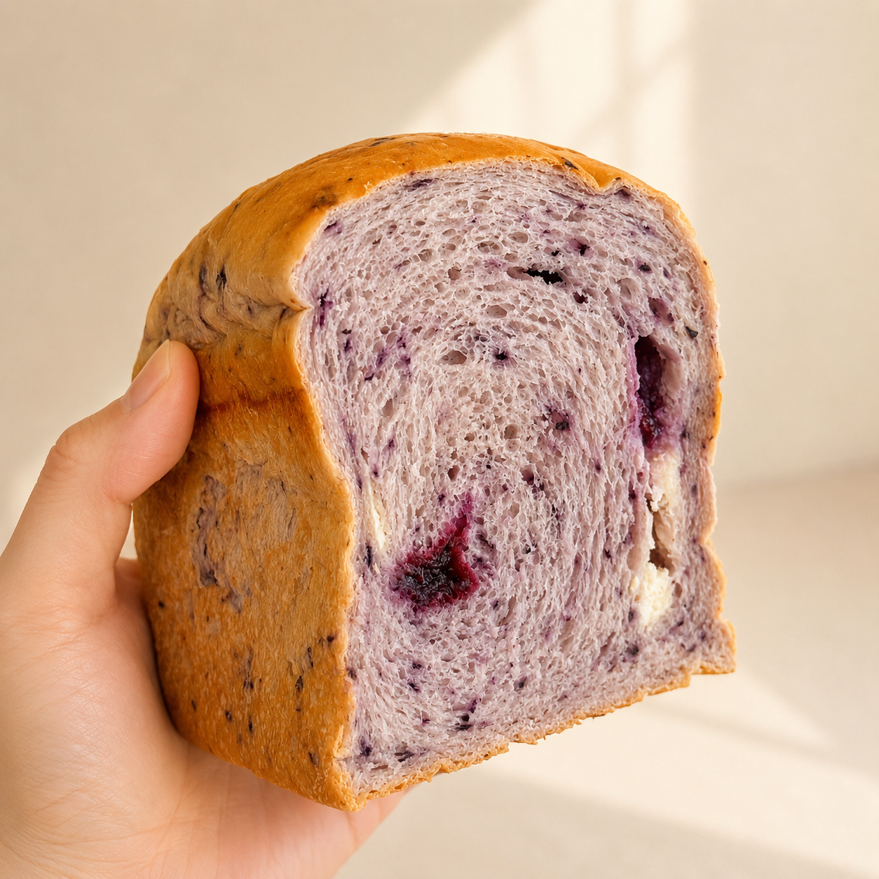 Organic Blueberry Bread (有机蓝莓乳酪吐司)