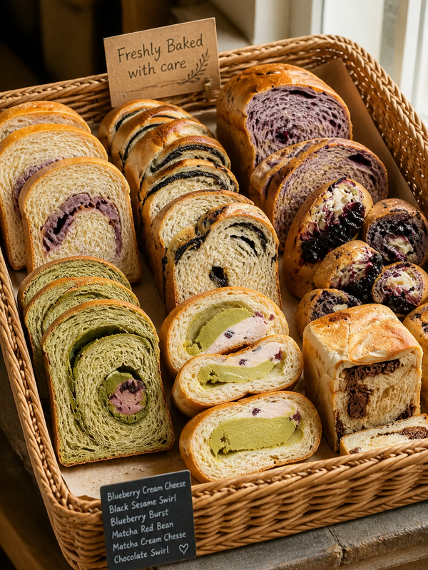 Fresh bread collection