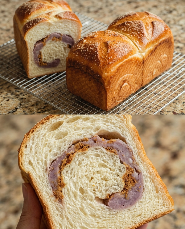 Taro Bread  (芋泥肉松吐司)